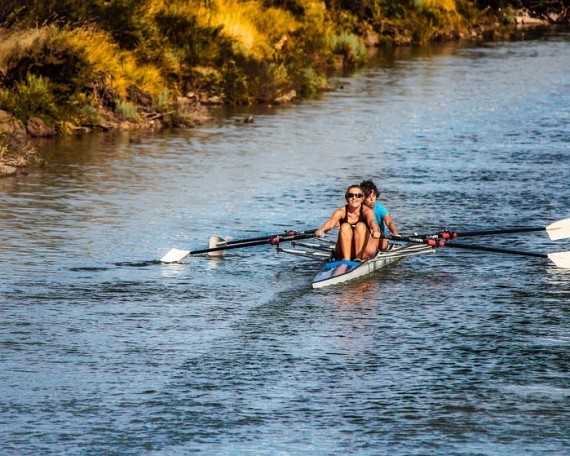 People doing Sturgeon fish
