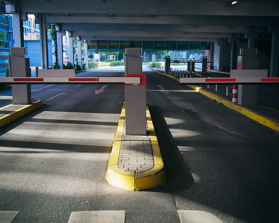 marked car park
